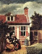 HOOCH, Pieter de Village House sf oil painting reproduction